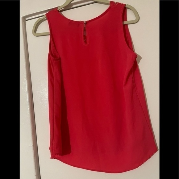 Paper moon for Stitch fix sleeveless Red/ Pink Top Size Small - Picture 9 of 9